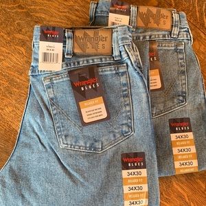 34x30 NWT Men’s Wrangler Blues
100% cotton